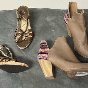 2 pairs of women’s heels size 8 Michael Kors